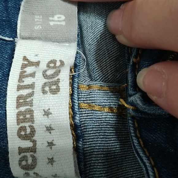 Celebrity Ace Girls Jeans Sz.16 Great Used Condition - Picture 9 of 12